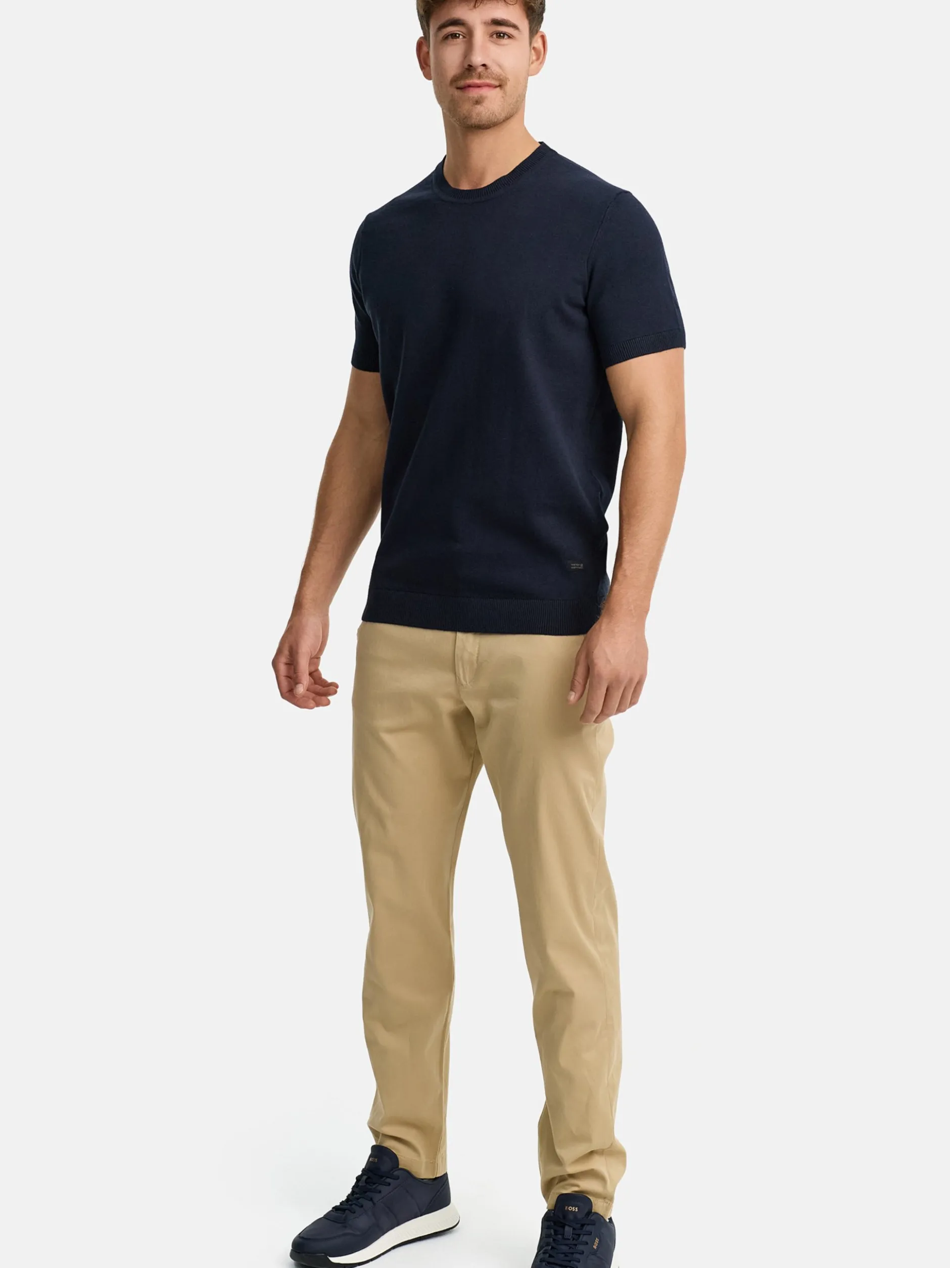 Indicode Herren T-Shirt - INVasko in marine