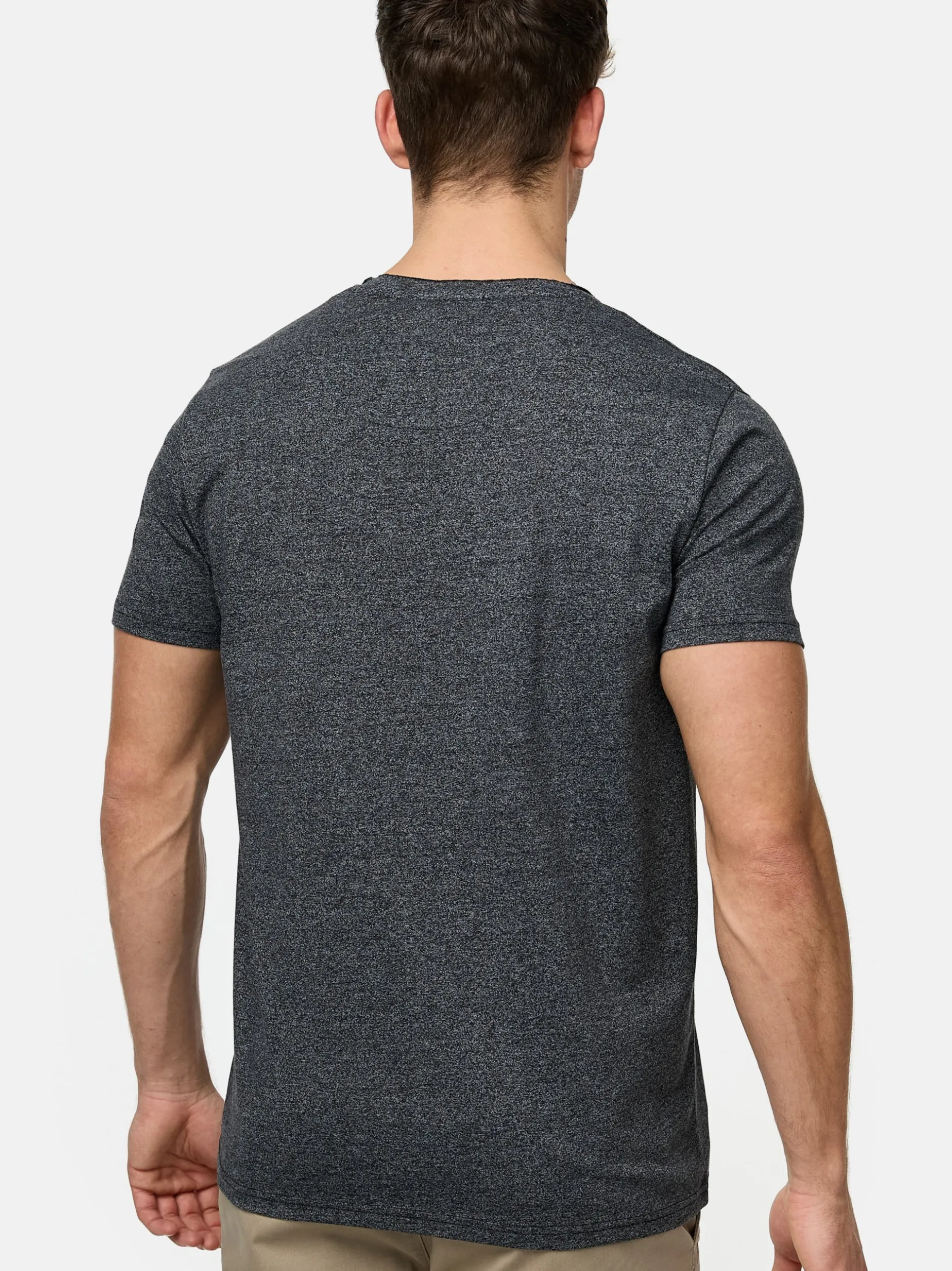 Indicode Herren T-Shirt - INWalmore in schwarz