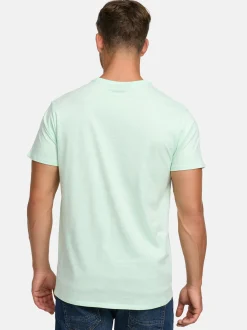 Indicode Herren T-Shirt - Kloge in türkis hellblau