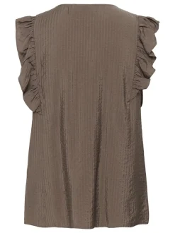 Inwear Damen Blusentop HILLARYIW in braun