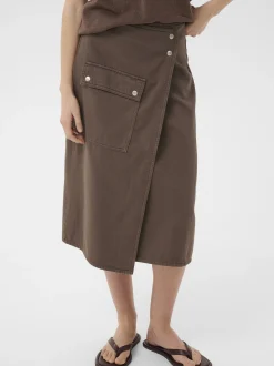 Inwear Damen Denimrock GLADYSIW in braun
