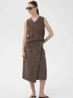 Inwear Damen Denimrock GLADYSIW in braun