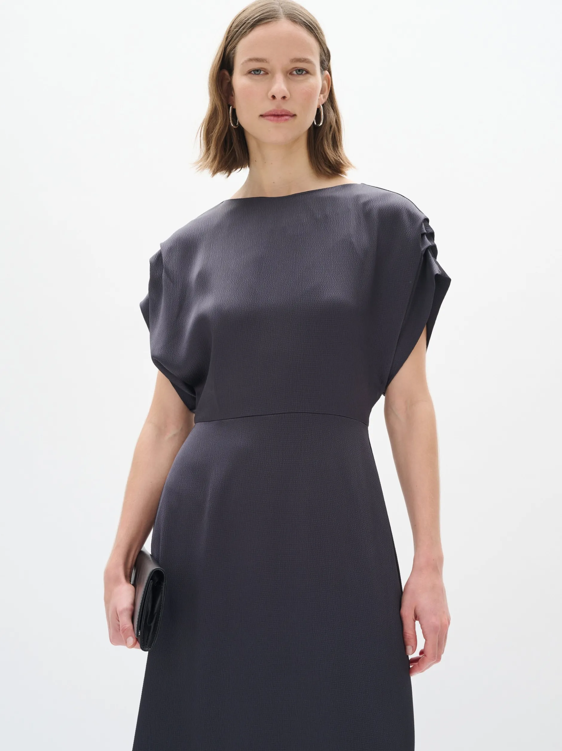 Inwear Damen Kleid DakariIW Elastische Taille in anthrazit