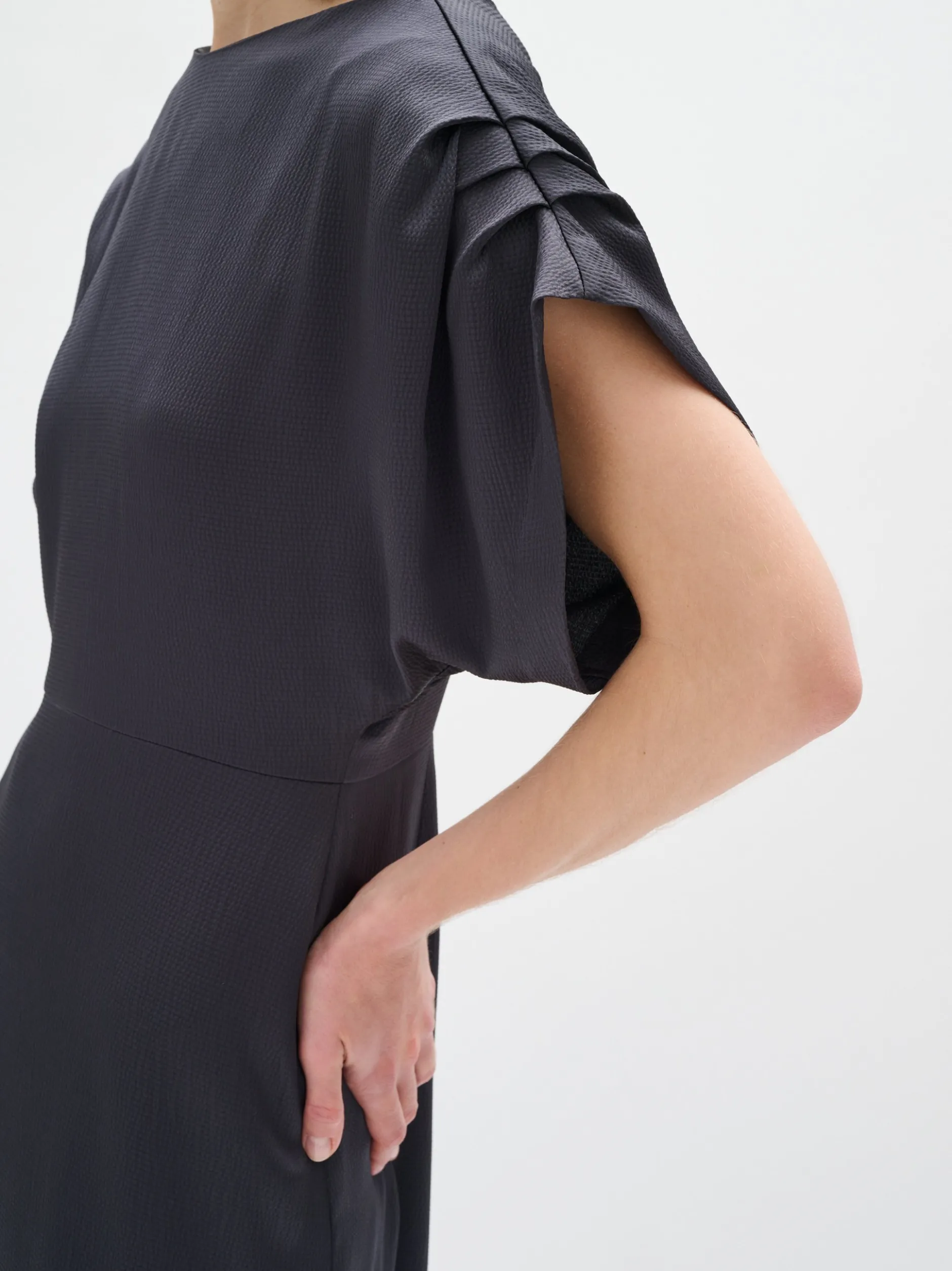 Inwear Damen Kleid DakariIW Elastische Taille in anthrazit