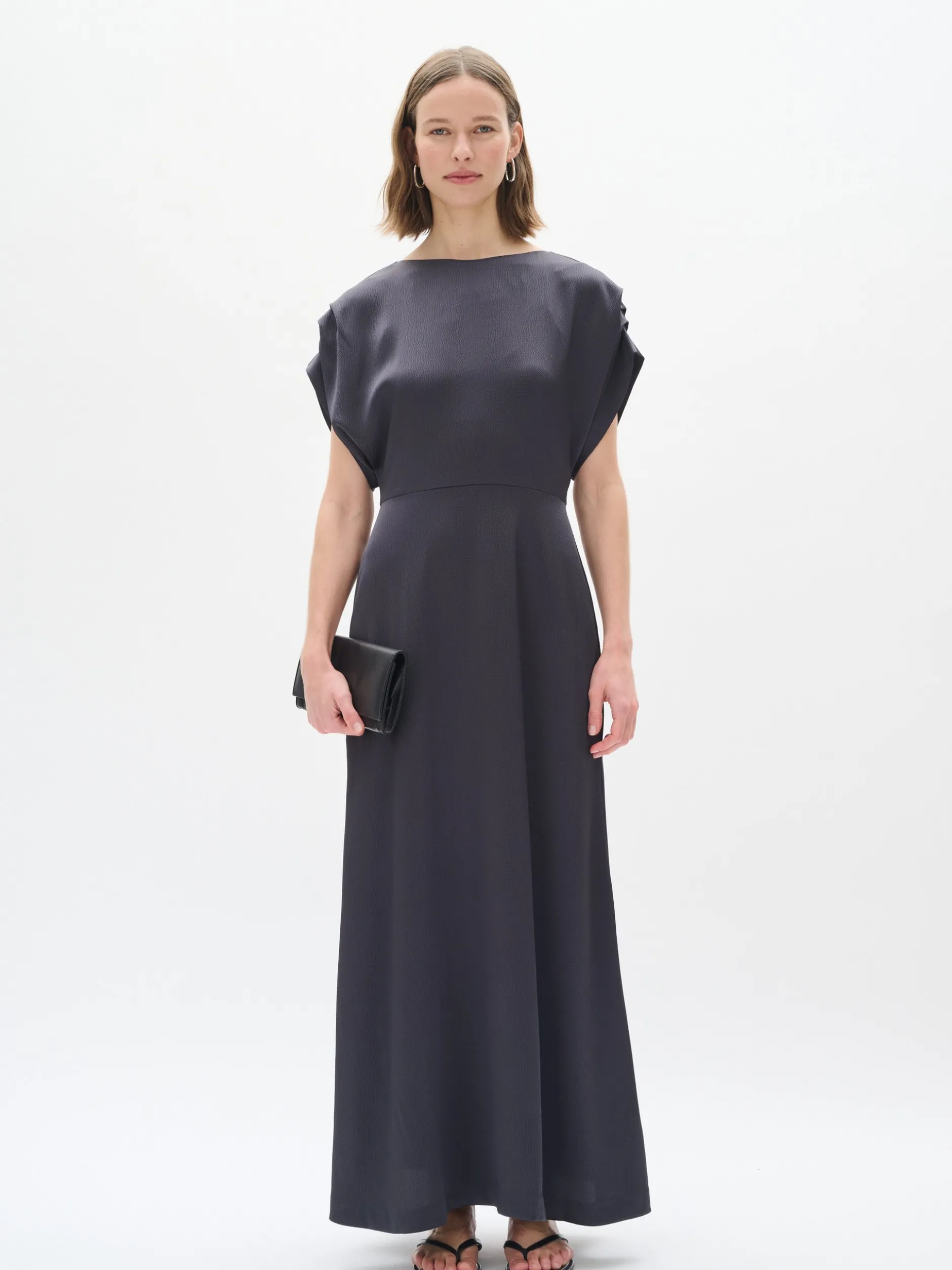 Inwear Damen Kleid DakariIW Elastische Taille in anthrazit