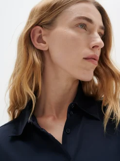 Inwear Damen Langarm - Hemd Leonore in marine