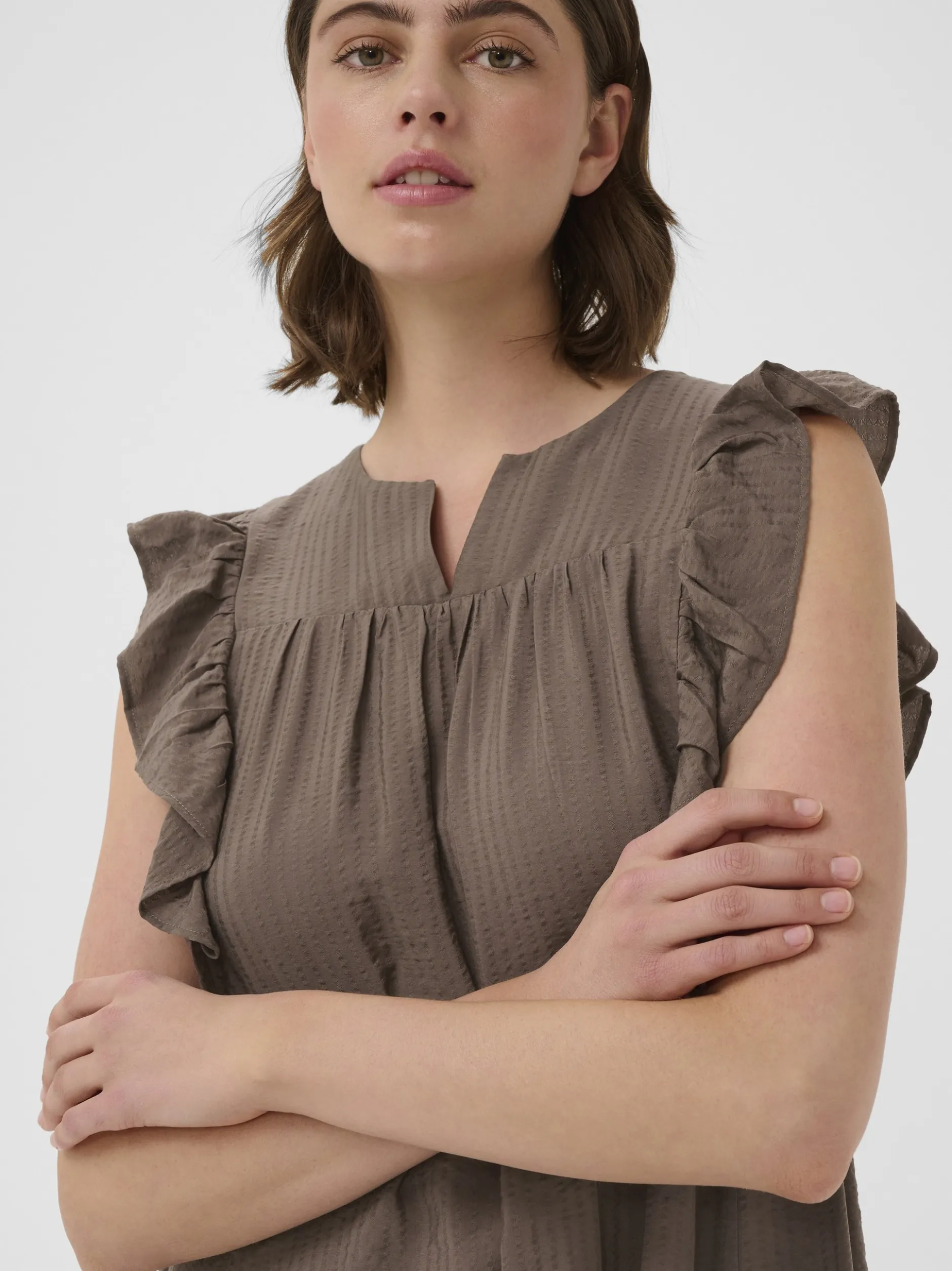 Inwear Damen Midikleid HILLARYIW in braun