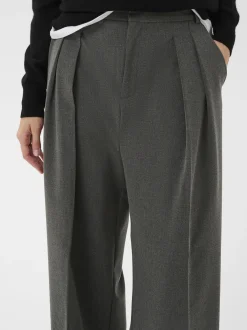 Inwear Damen Pants Suiting NataliaIW Hohe Taille in anthrazit