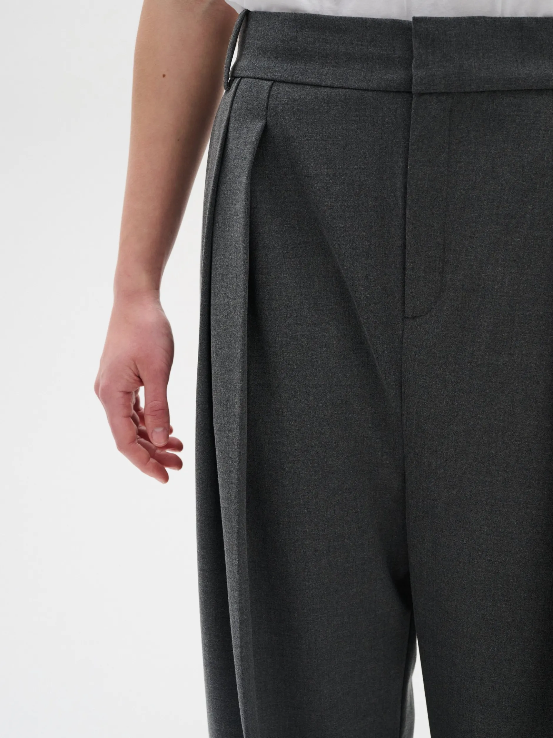 Inwear Damen Pants Suiting NataliaIW Hohe Taille in anthrazit