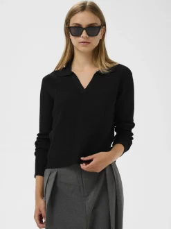 Inwear Damen Strickpullover YenahIW in schwarz