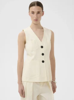 Inwear Damen Weste QUENTAIW in vanille