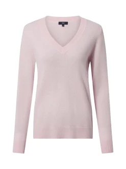 IPURI Damen Cashmere-Pullover in rosa - Ärmel: langarm
