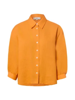 Ipuri Essentials Damen Leinenbluse - Francis in orange