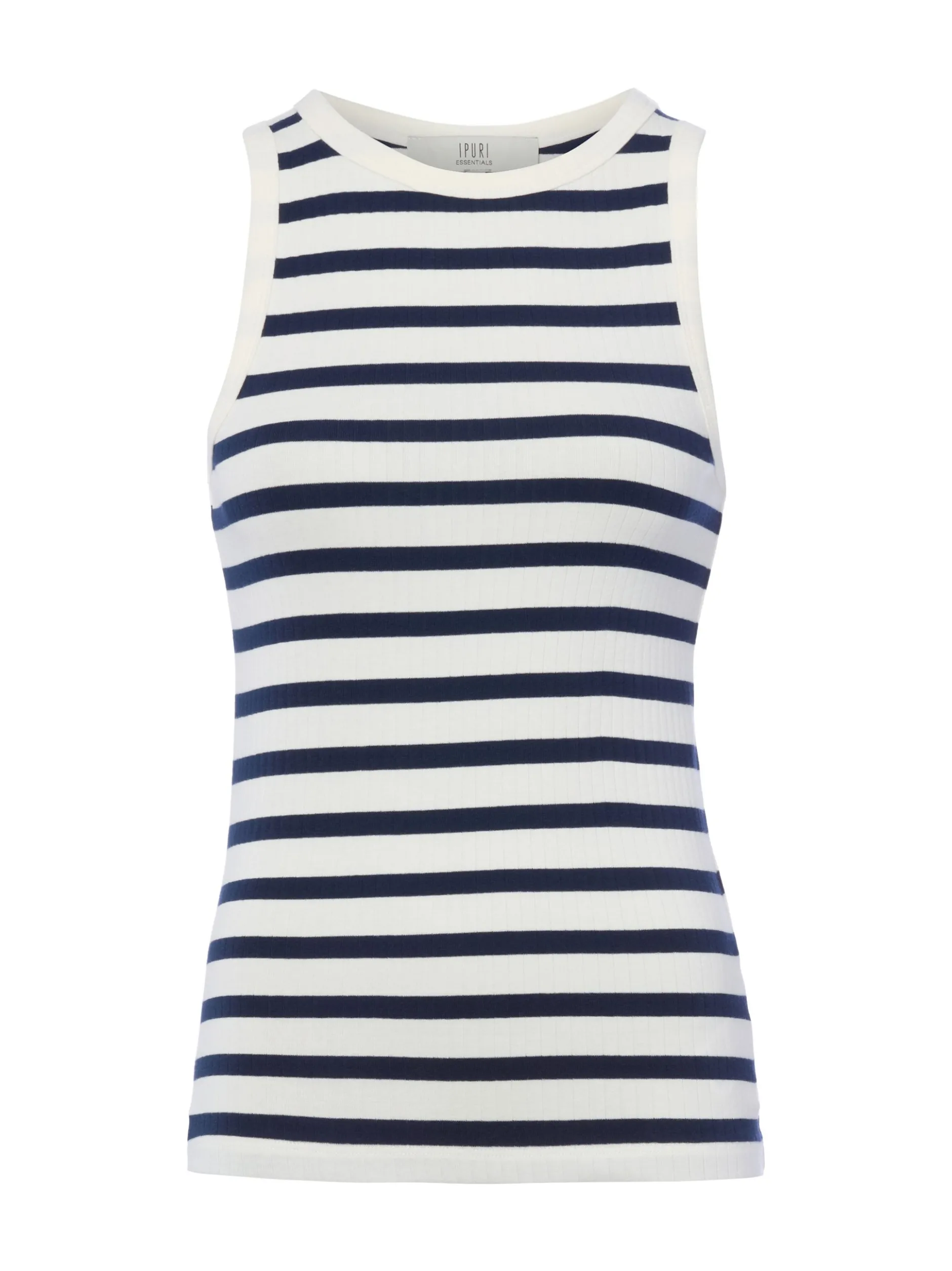 Ipuri Essentials Damen Tanktop in ecru marine