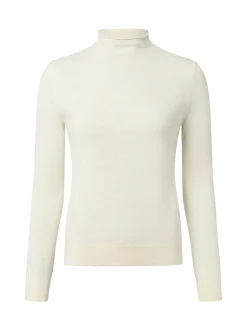 Ipuri Essentials Damen Wollpullover mit Merino-Anteil in ecru