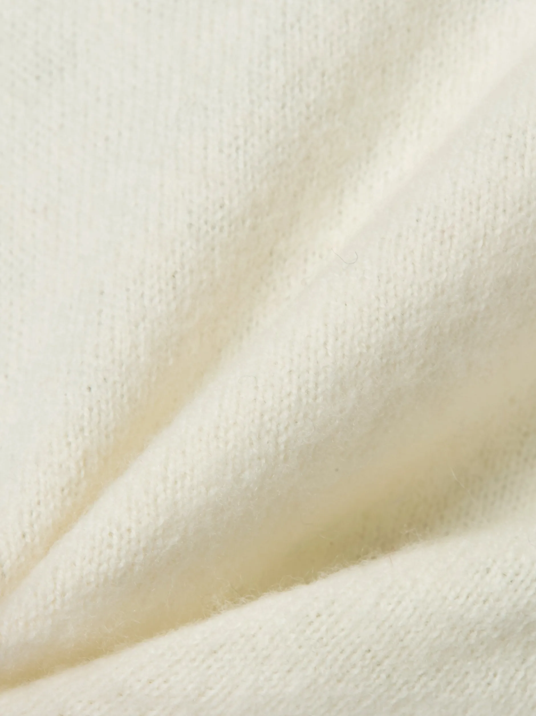 Ipuri Essentials Damen Wollpullover mit Merino-Anteil in ecru