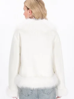 IZIA Damen Jacke in weiß