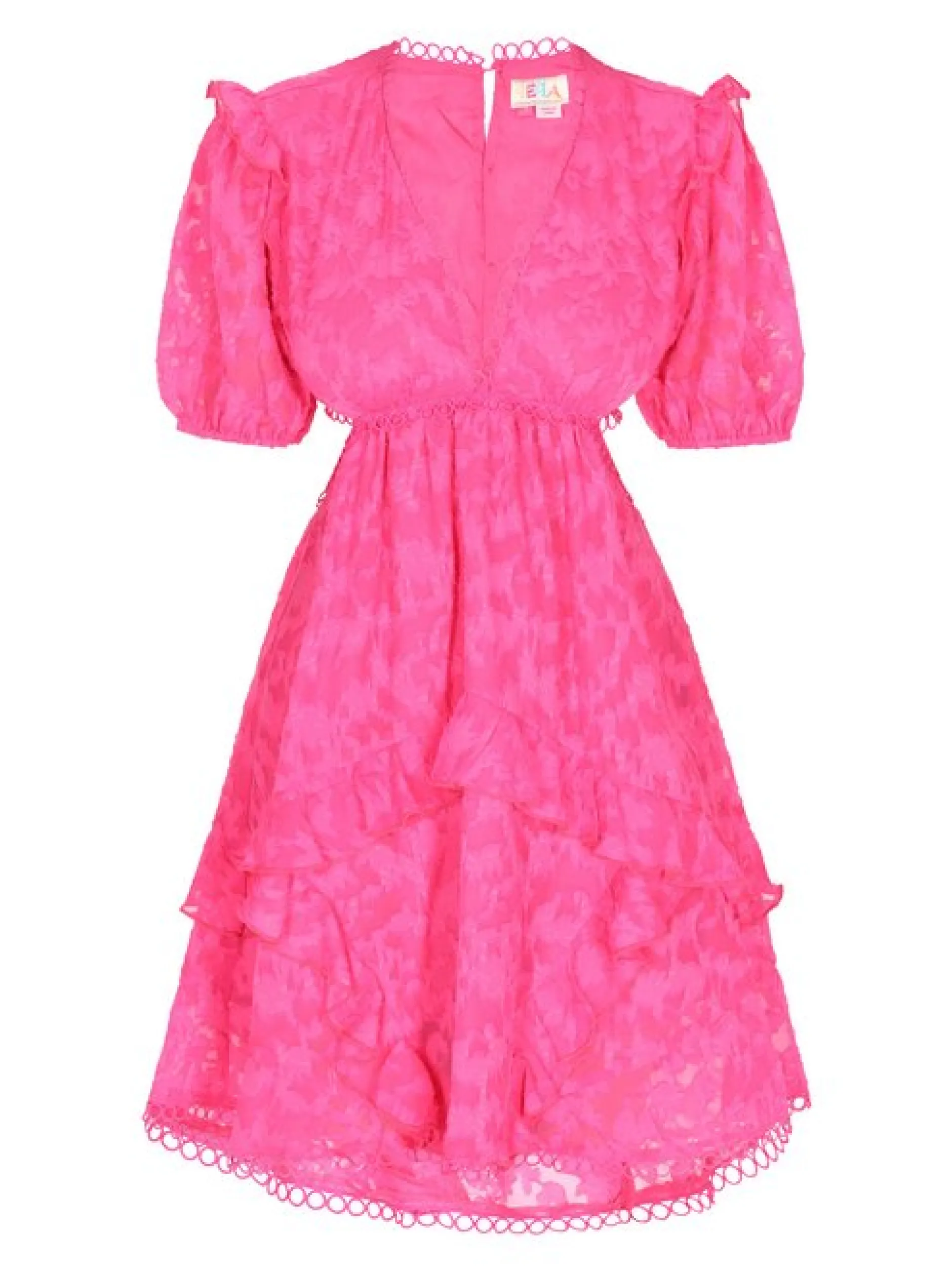 IZIA Damen Kleid in fuchsia - Länge: mittel