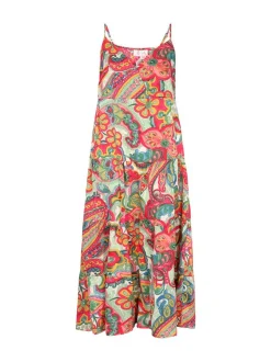 IZIA Damen Kleid in mehrfarbig - Länge: mittel