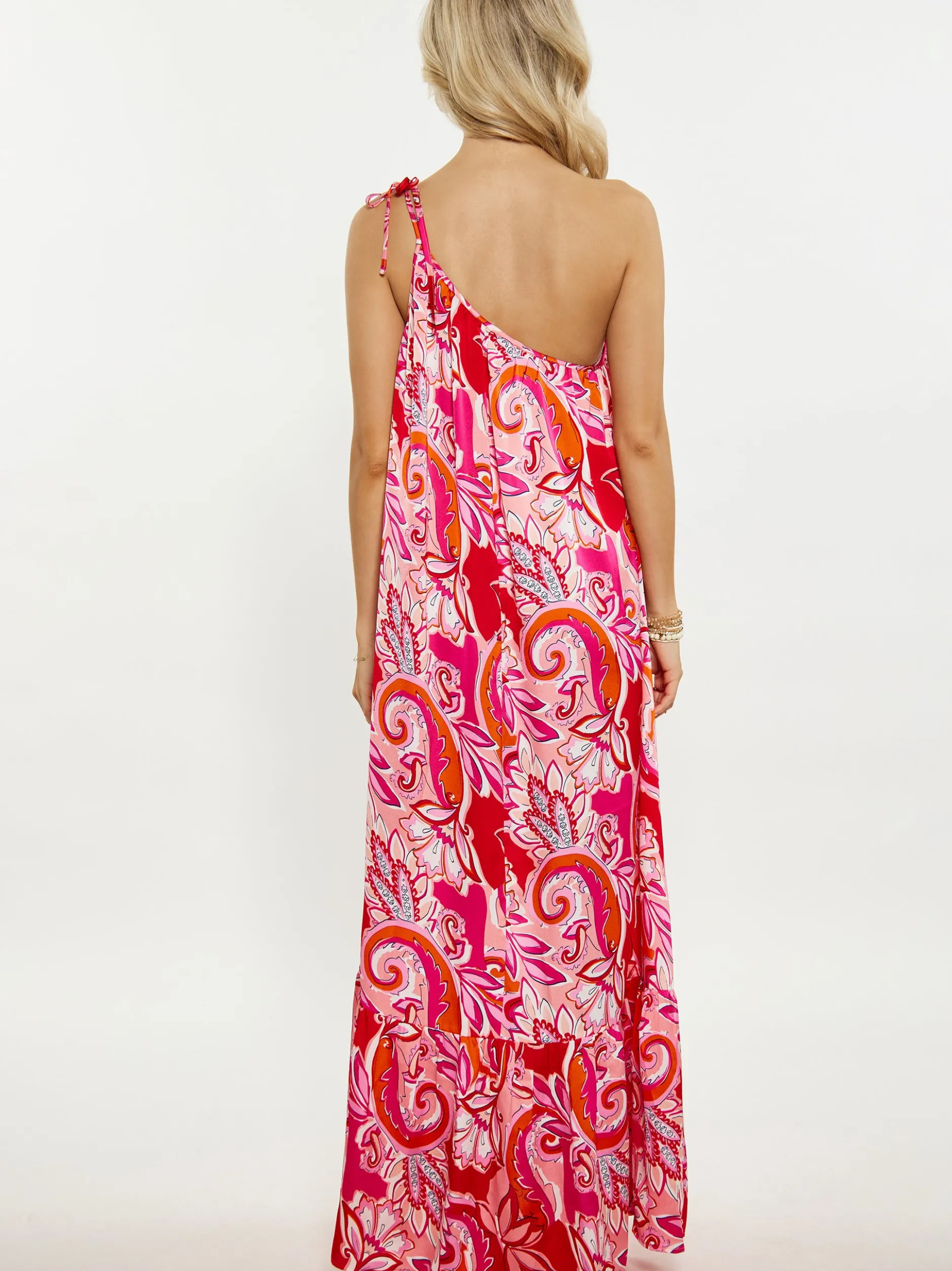 IZIA Damen Kleid in mehrfarbig - Ausschnitt: Cache-Coeur