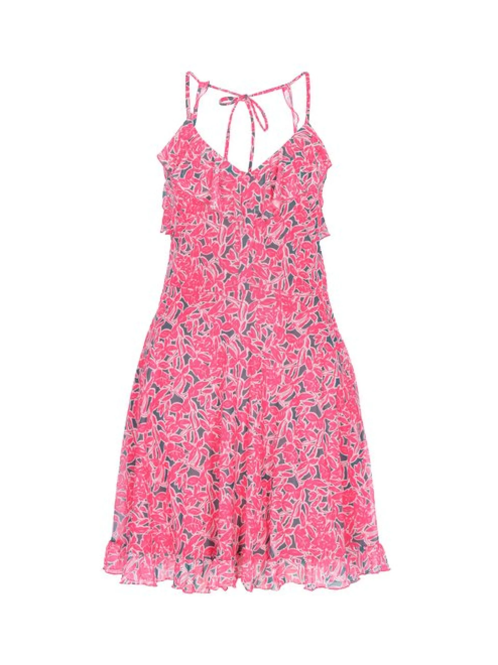 IZIA Damen Kleid in pink - Länge: mittel