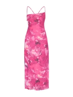 IZIA Damen Kleid in purple - Länge: mittel