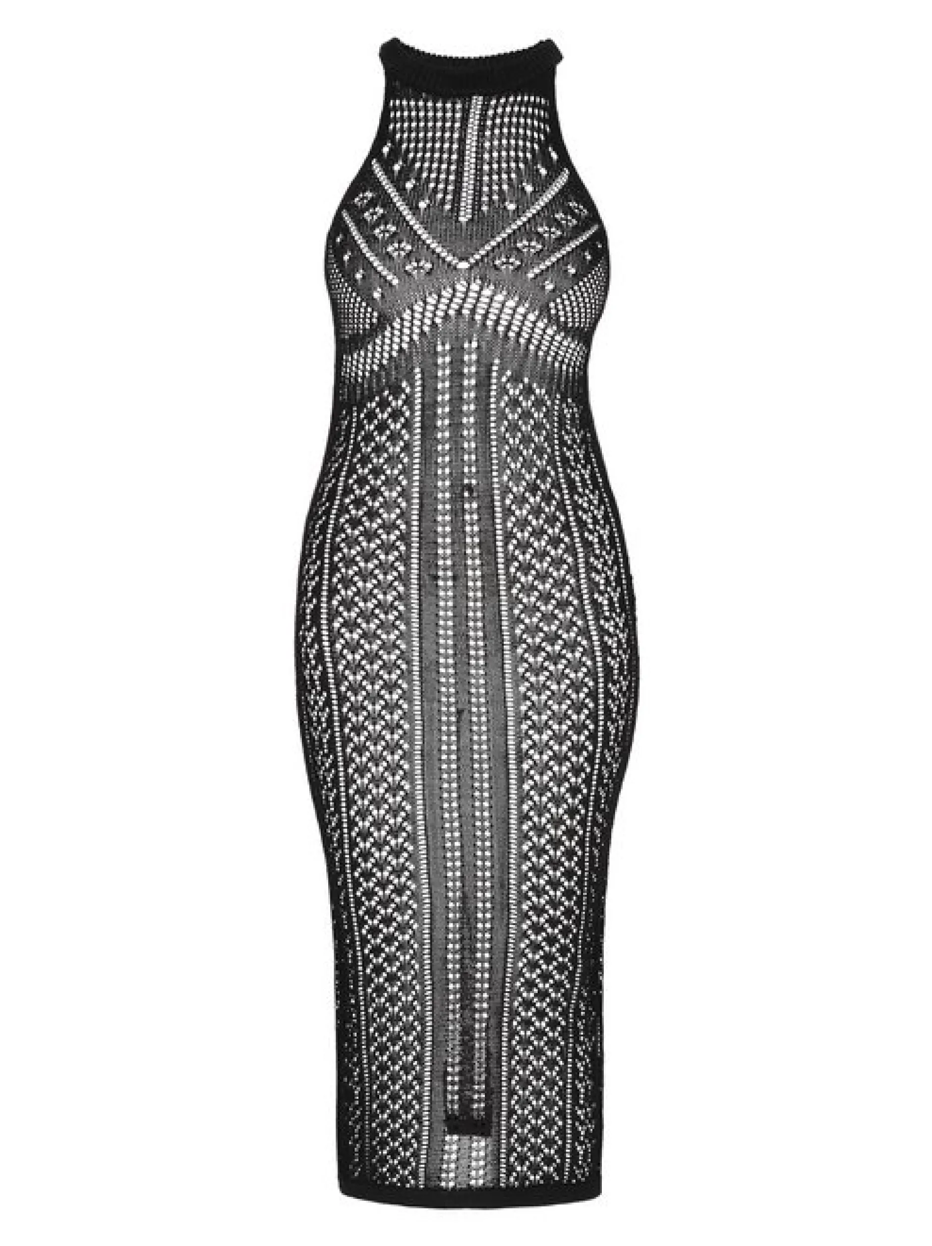 IZIA Damen Kleid in schwarz - Länge: mittel