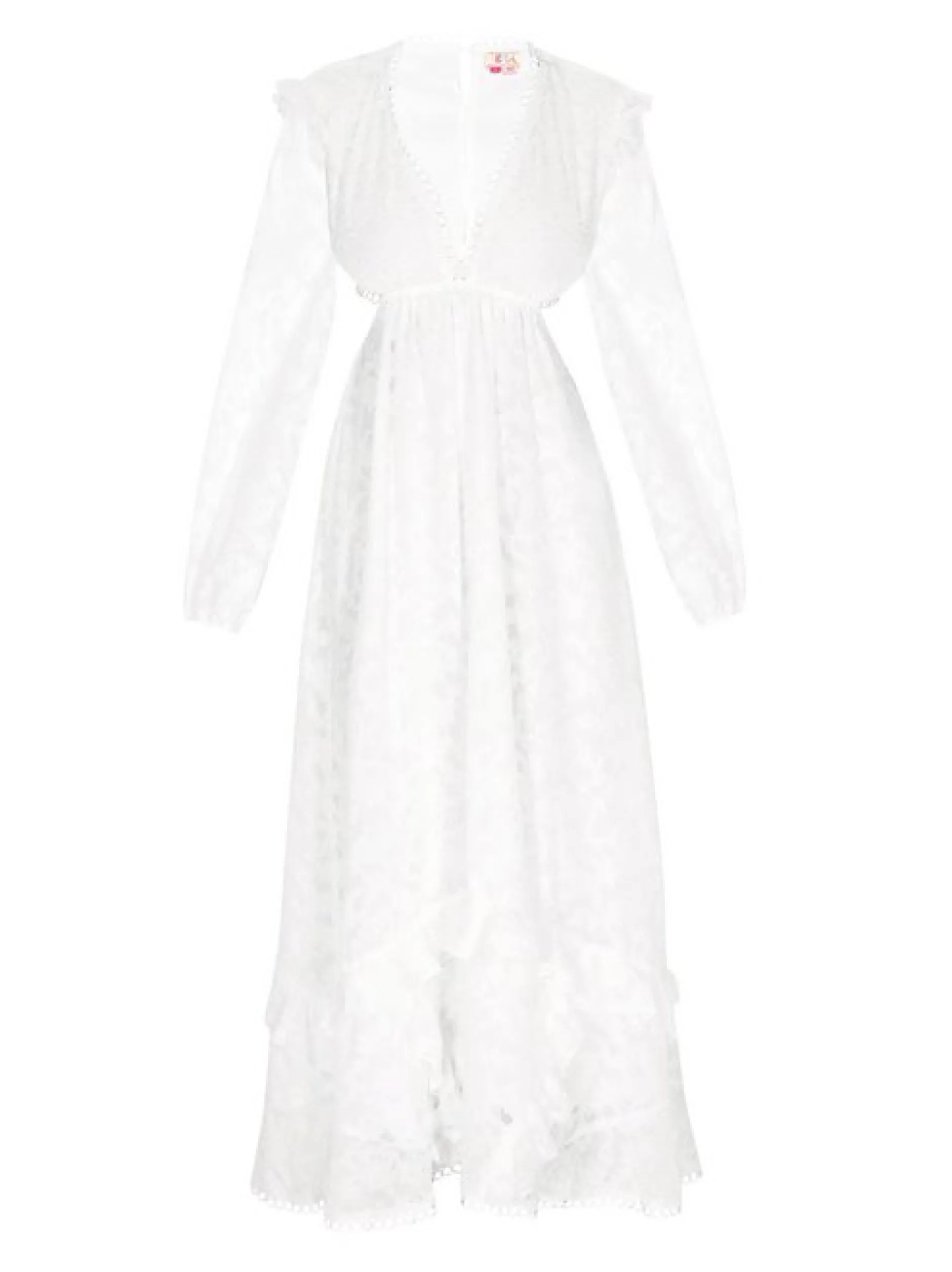 IZIA Damen Kleid in weiß - Länge: mittel