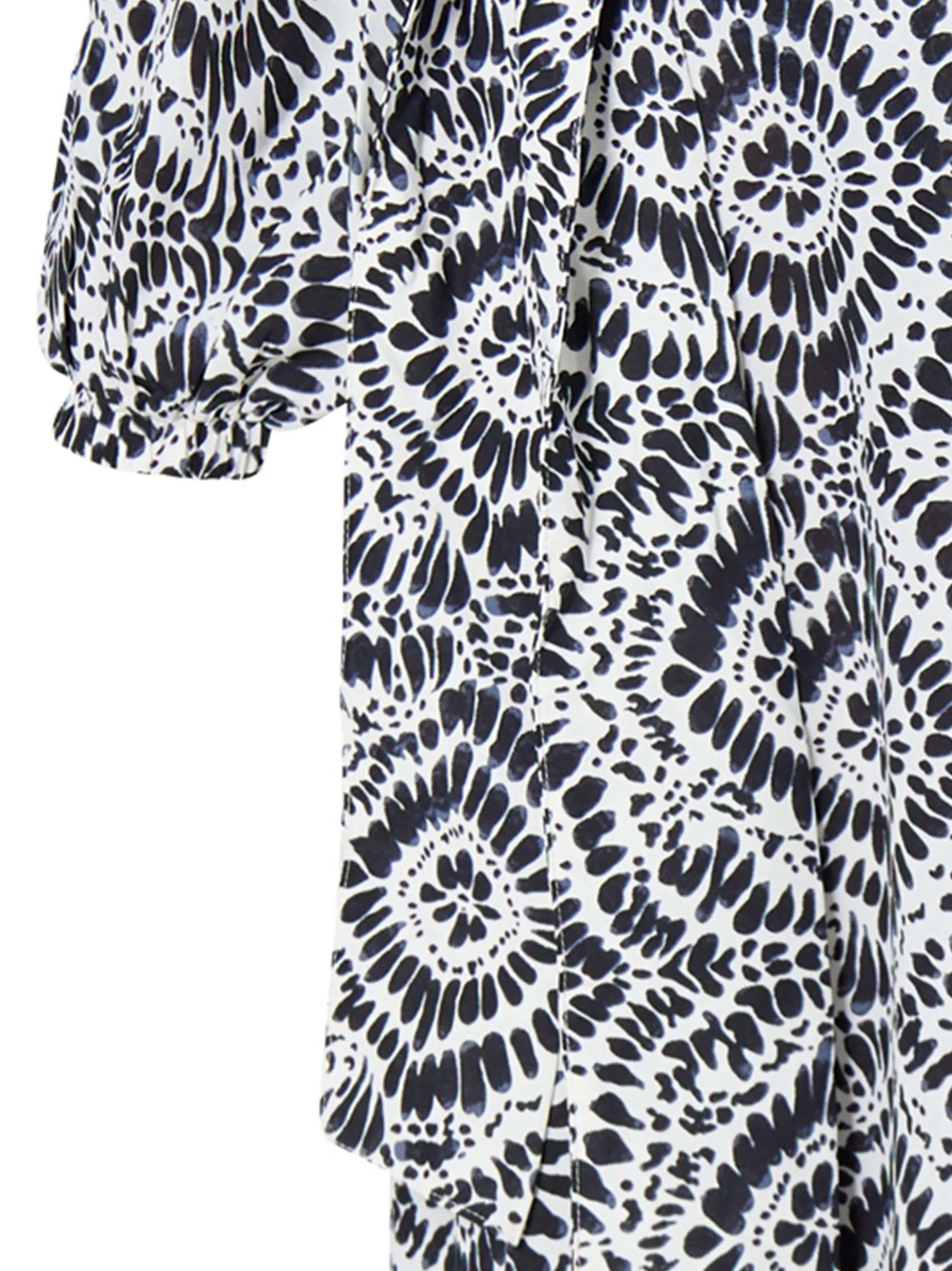 IZIA Damen Maxikleid mit Print in schwarz