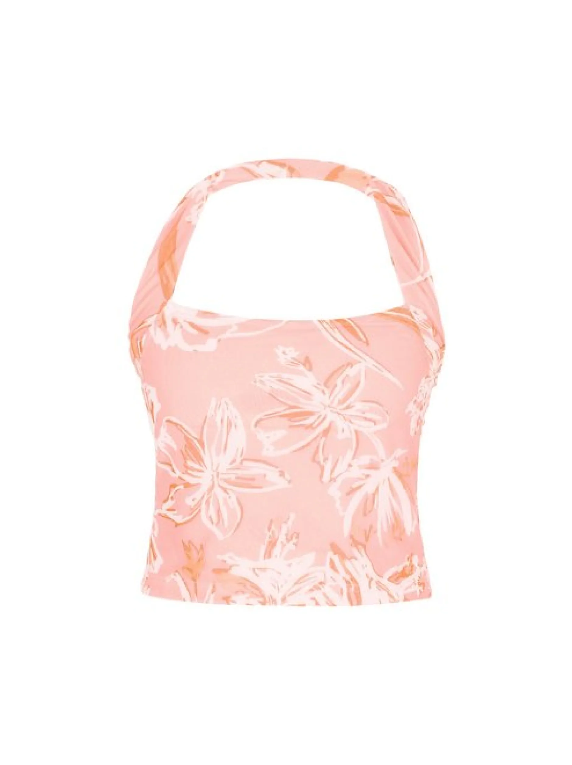 IZIA Damen Neckholdertop in orange