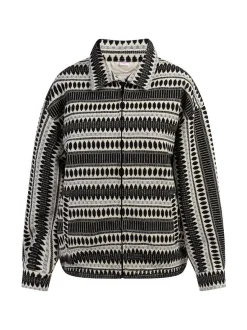 IZIA Damen Oversize-Blouson in mehrfarbig
