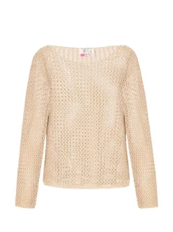 IZIA Damen Pullover in beige