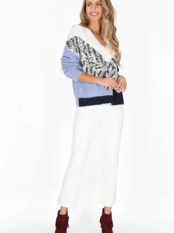 IZIA Damen Pullover in ecru