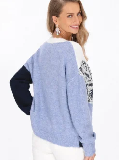 IZIA Damen Pullover in ecru