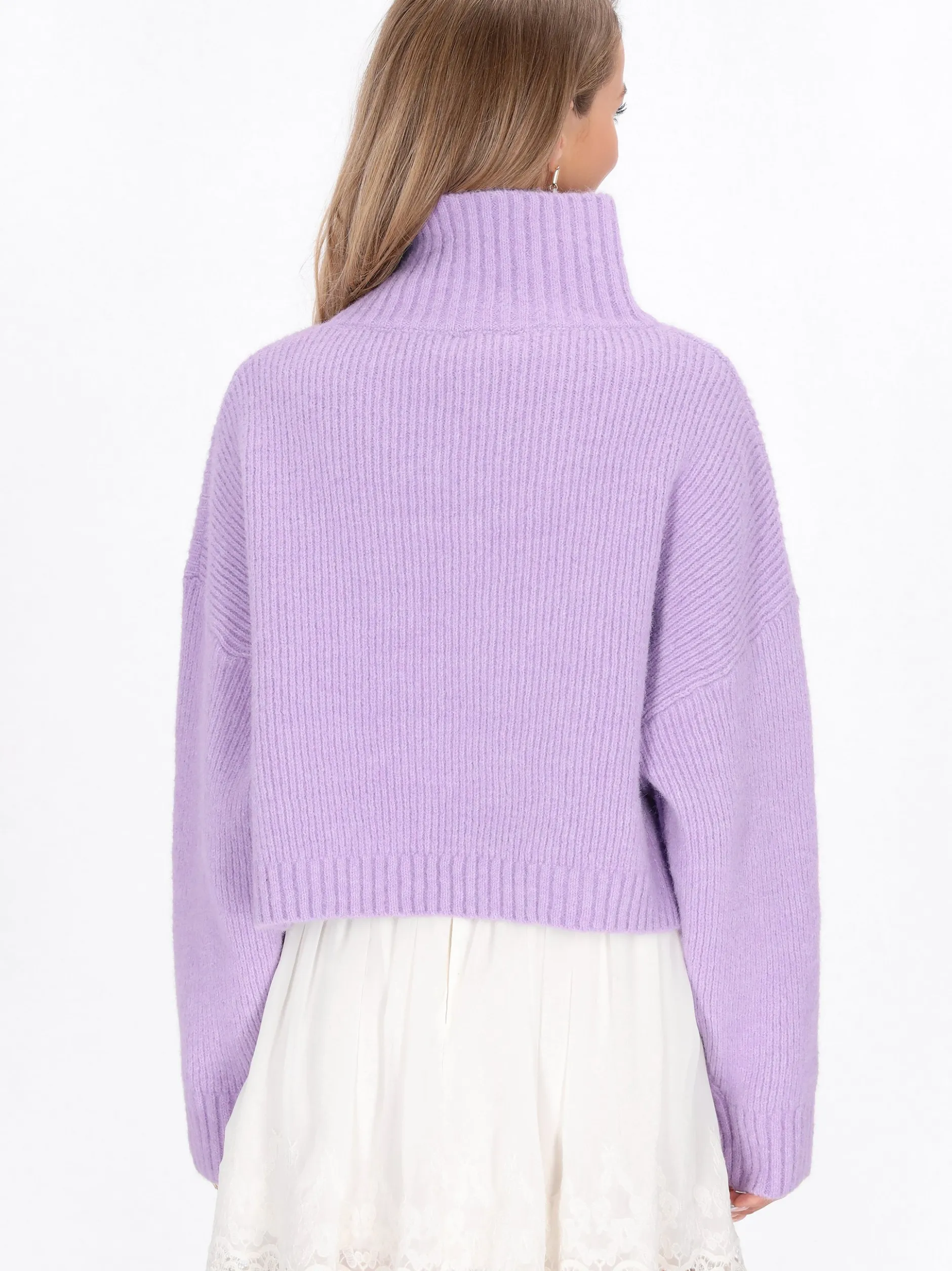 IZIA Damen Pullover in lila