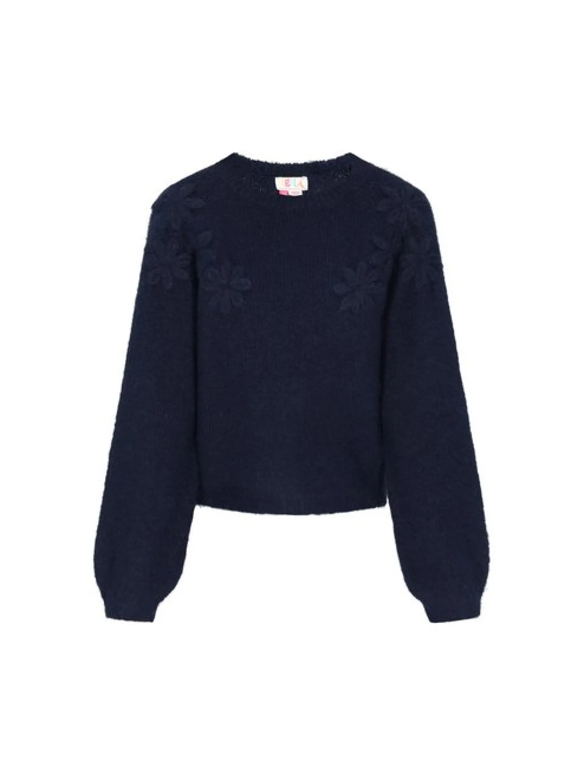 IZIA Damen Pullover in marine - Ausschnitt: Rundhals