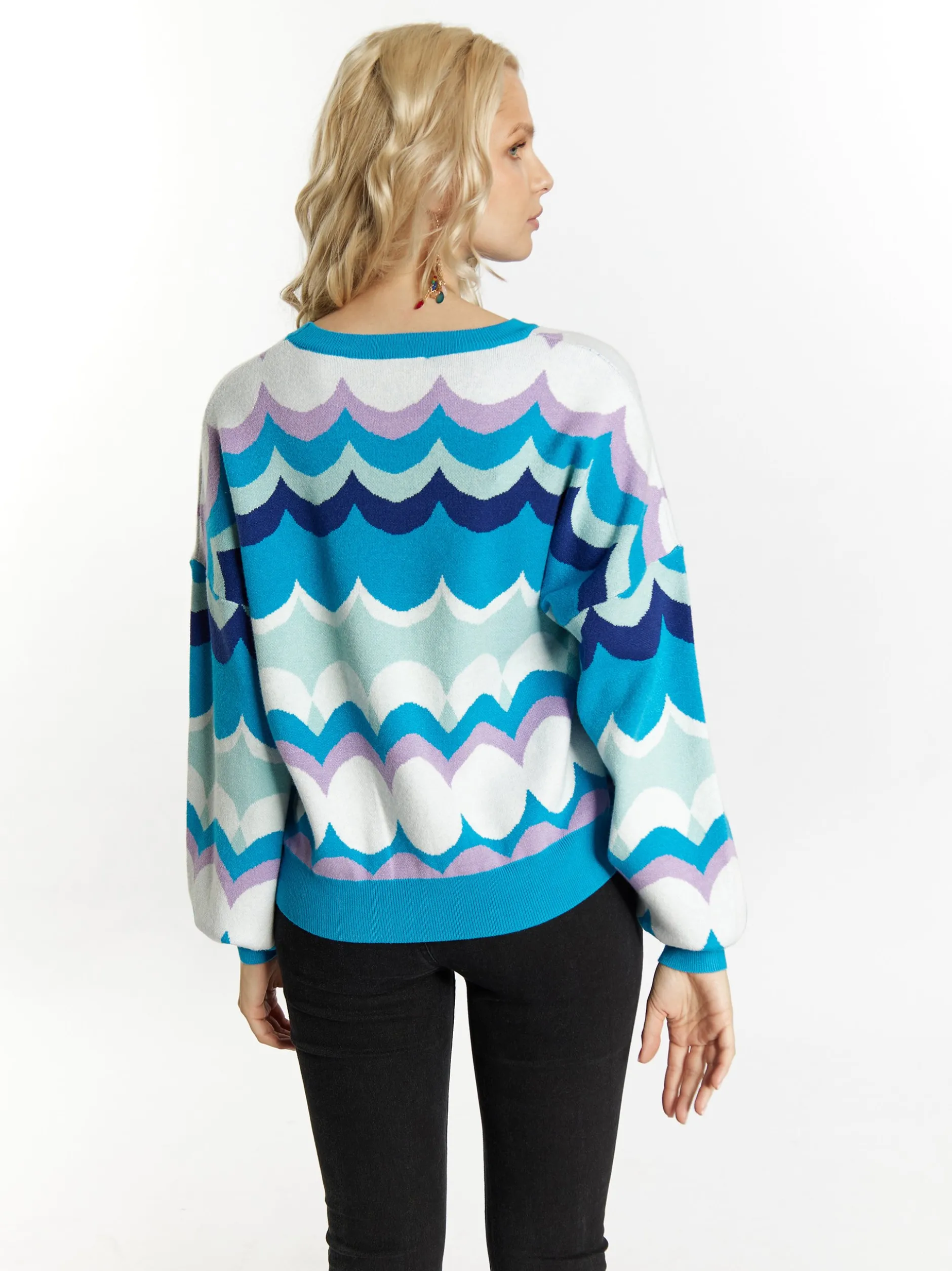 IZIA Damen Pullover in mehrfarbig