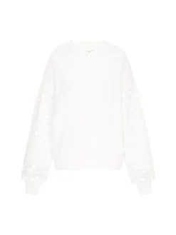 IZIA Damen Pullover in weiß