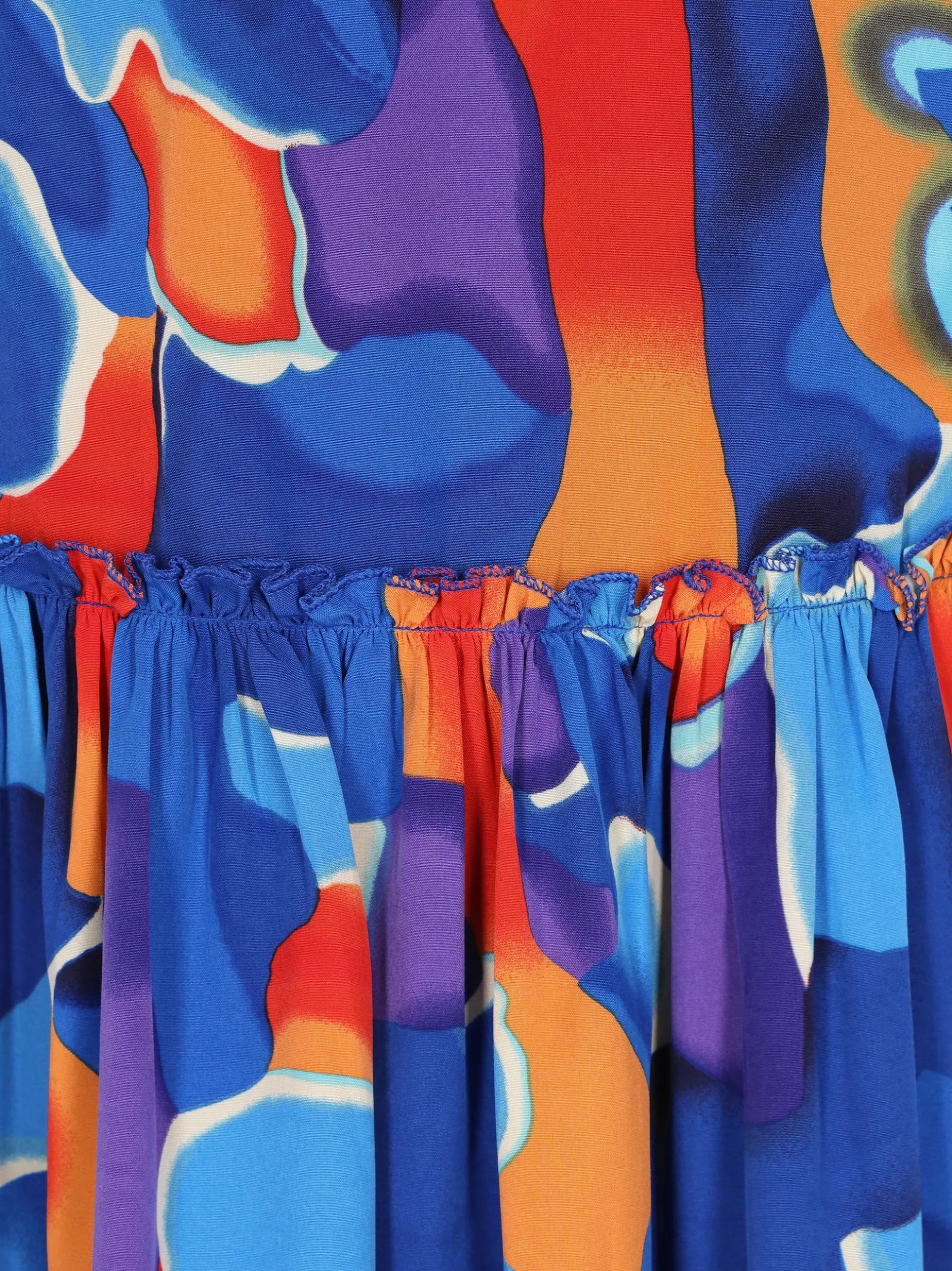 IZIA Damen Rock in blau orange