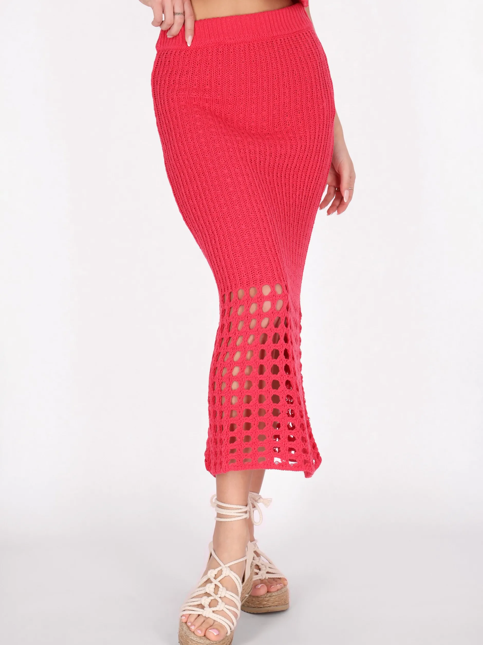 IZIA Damen Rock in fuchsia