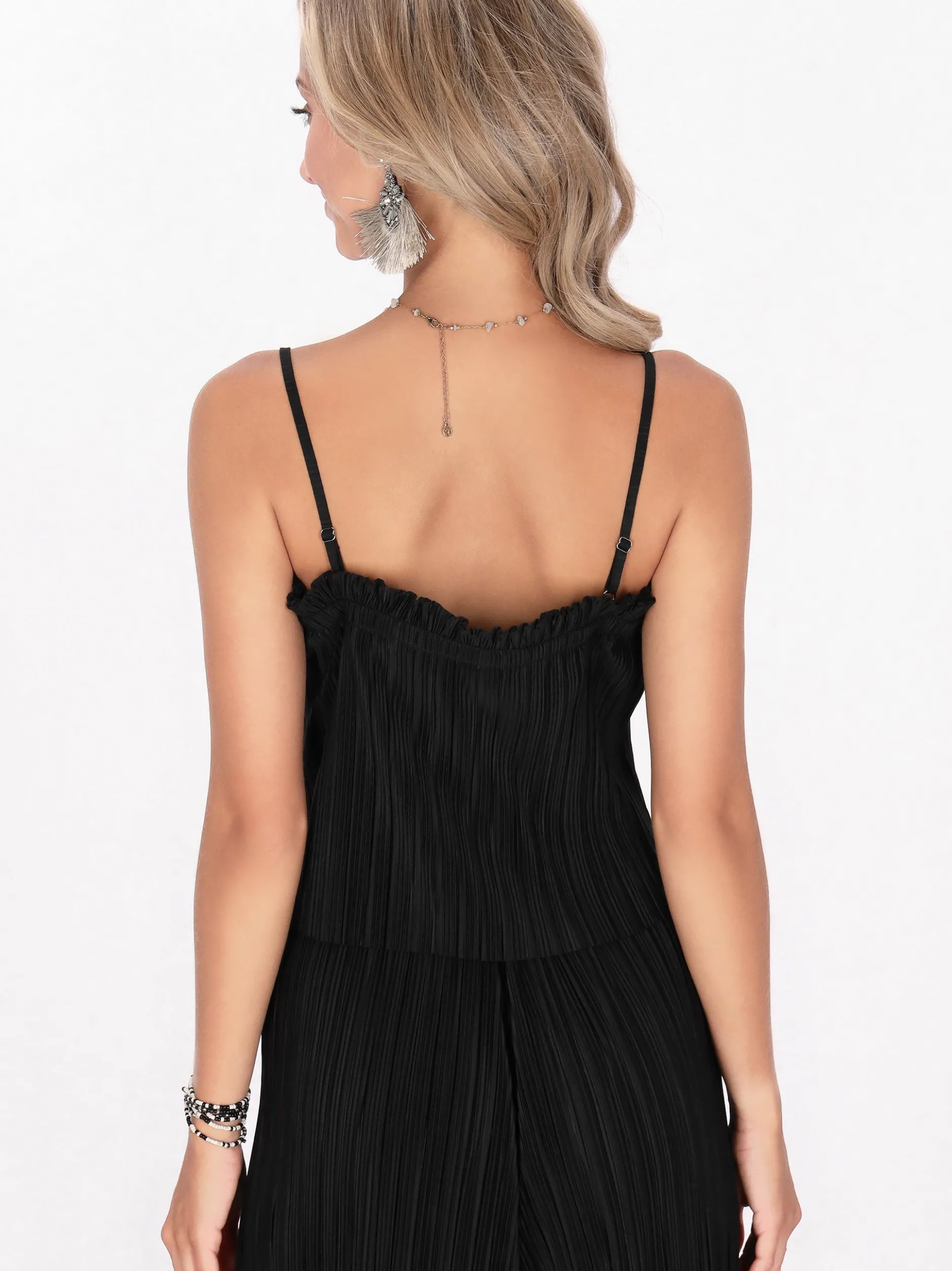 IZIA Damen Spitze in schwarz