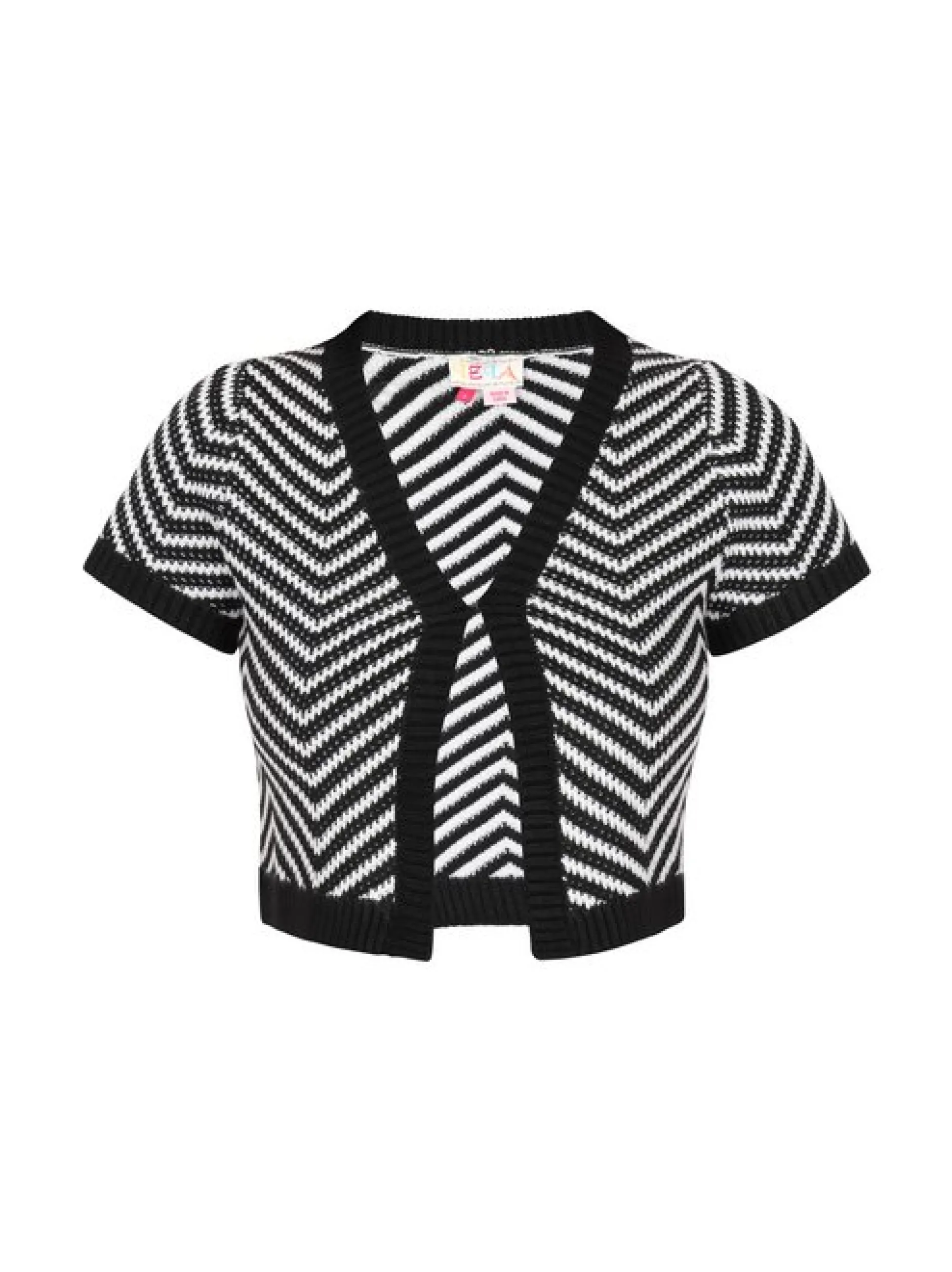 IZIA Damen Strickjacke in schwarz