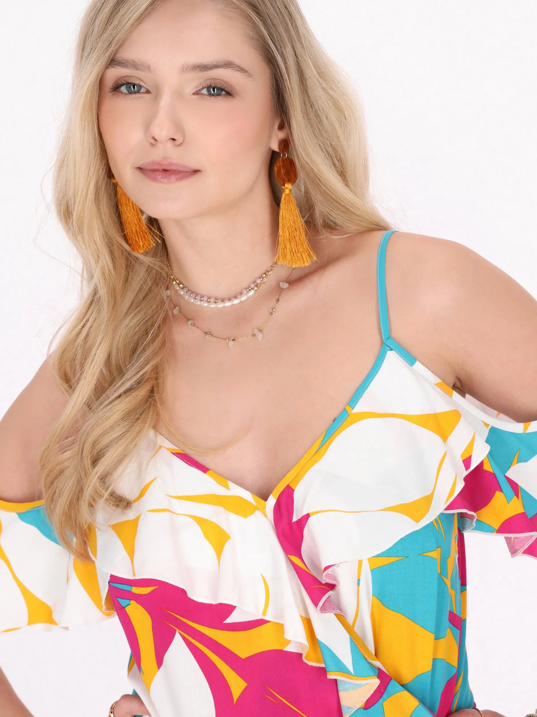 IZIA Damen Top in gelb