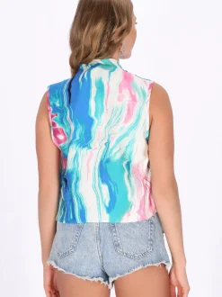 IZIA Damen Wickeltop in mehrfarbig