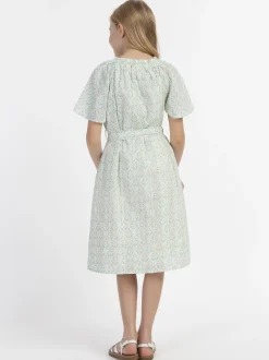 IZIA Mädchen Sommerkleid in türkis - Länge: mittel