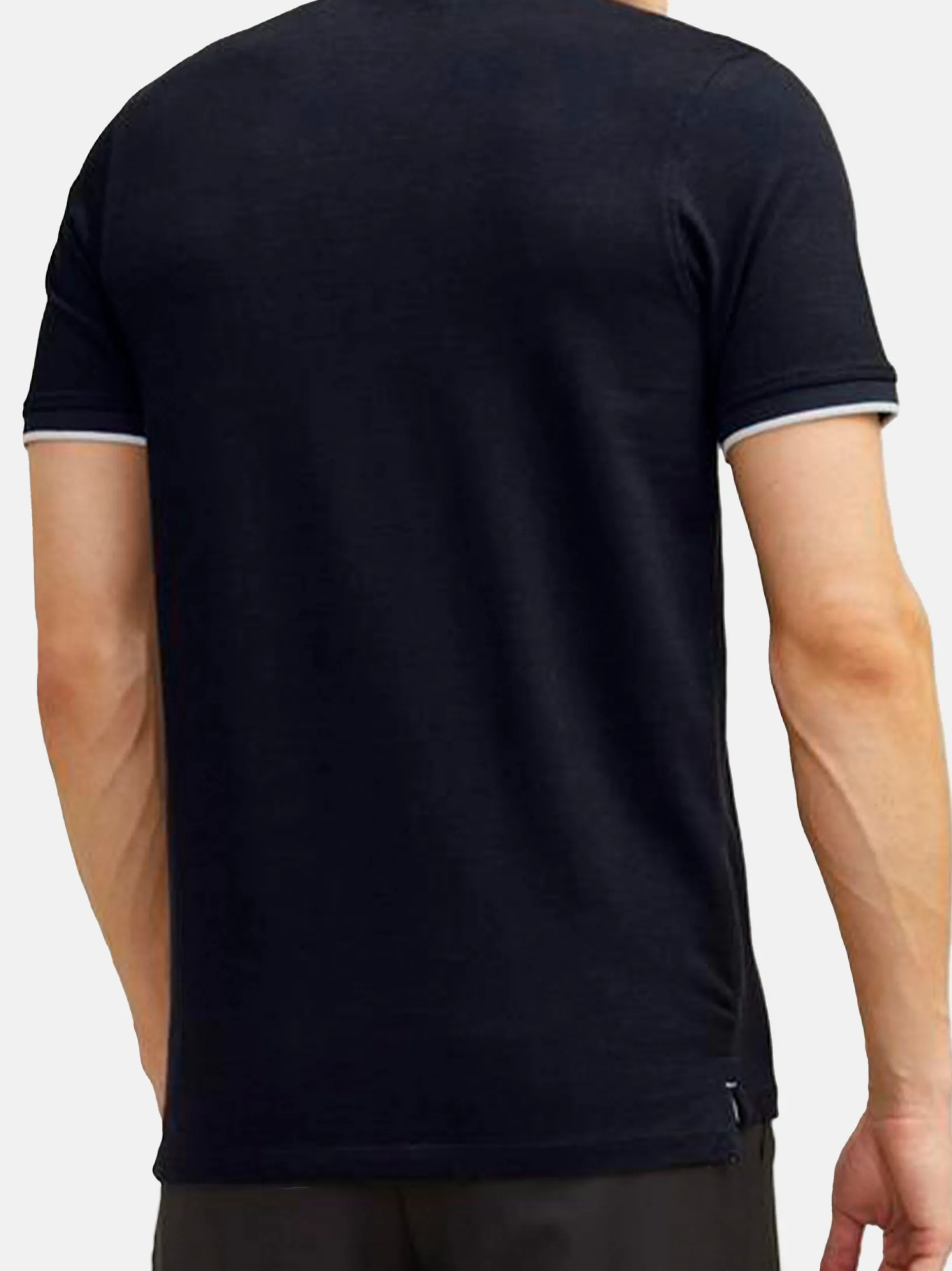 Jack & Jones Herren Poloshirt - 2er Pack Paulos Mao in hellblau