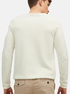 Jack & Jones Herren Pullover im 2er-Pack Hill in ecru hellblau