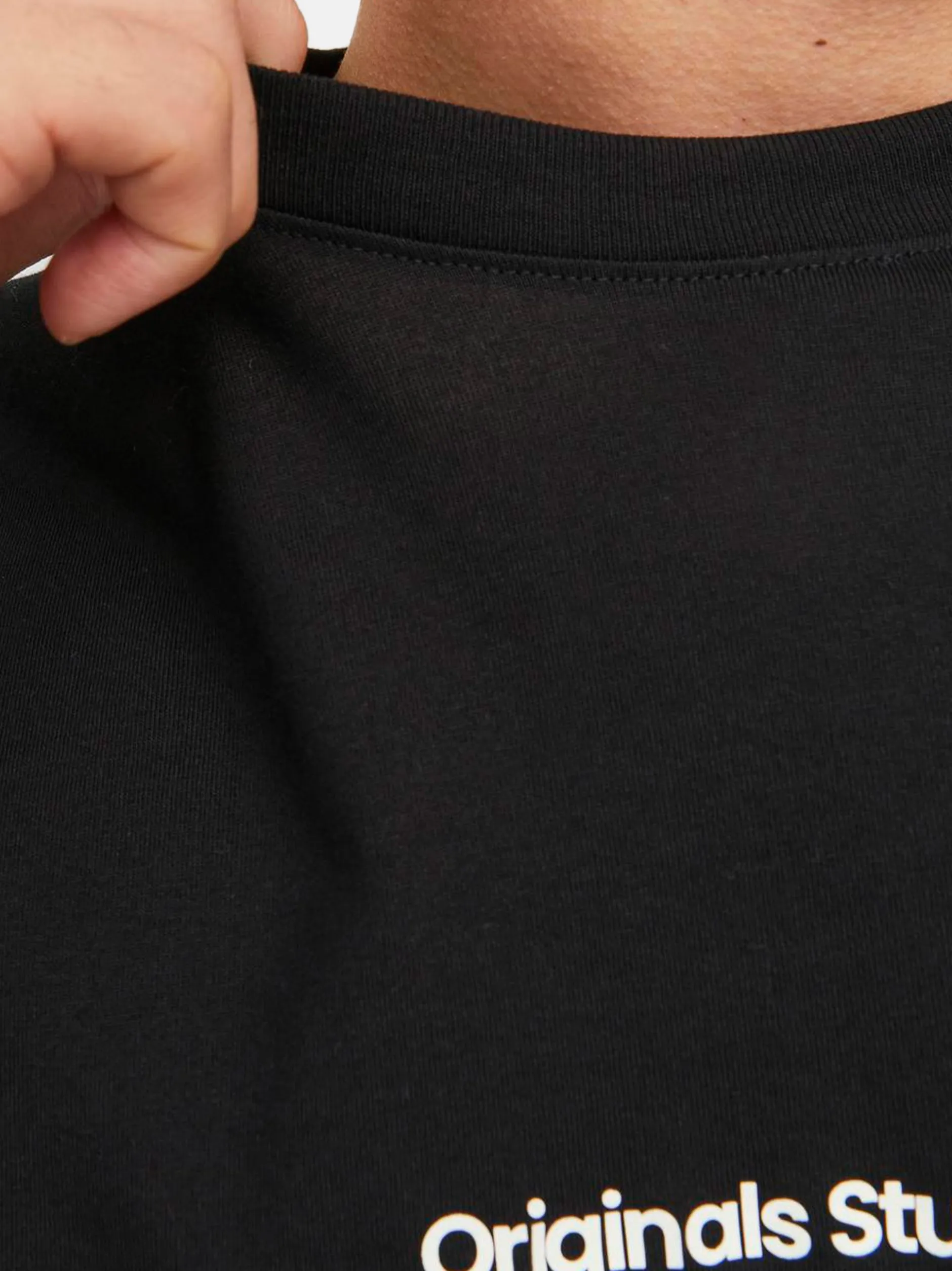Jack & Jones Herren T-Shirt - 2er Pack Jorvesterbro in schwarz