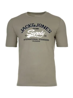 Jack & Jones Herren T-Shirts im 5er-Pack in mehrfarbig