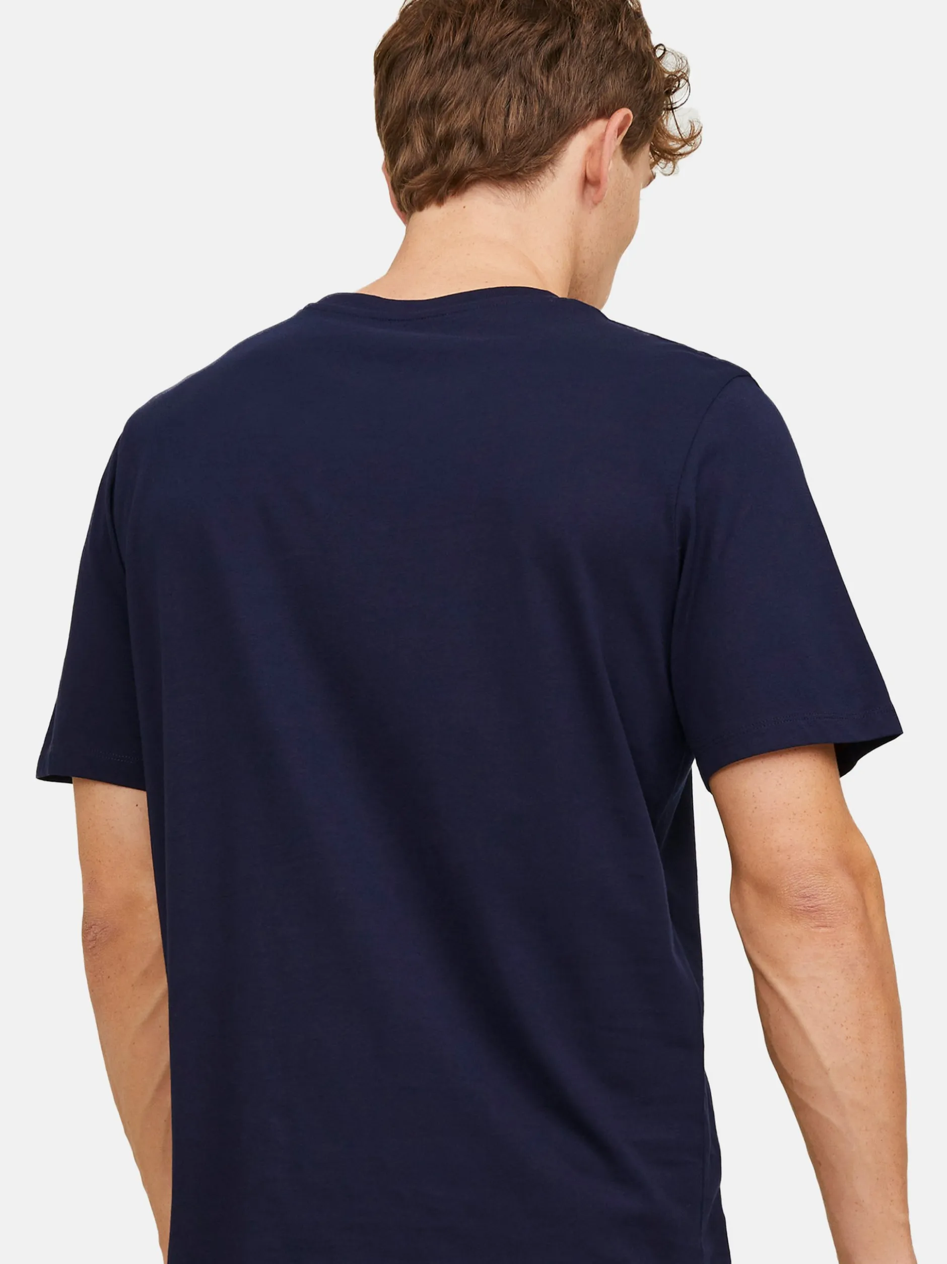 Jack & Jones Herren T-Shirts im 3er-Pack in mehrfarbig